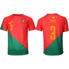 Portugal Pepe #3 Hemmatröja VM 2022 Kortärmad